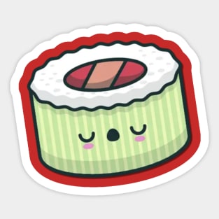 Kawaii Delights: Japanese Food with a Cute Face Sticker